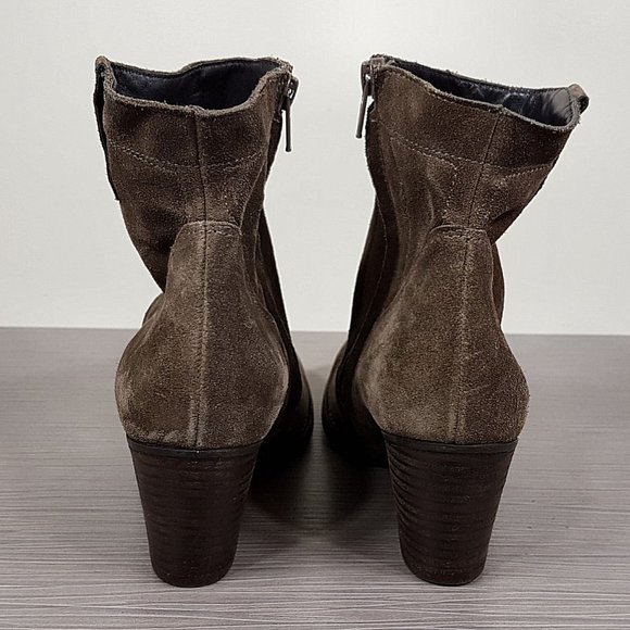 Paul Green 'Jax' Bootie, Color-Earth Suede Womens Size 5.5 - Picture 5 of 9